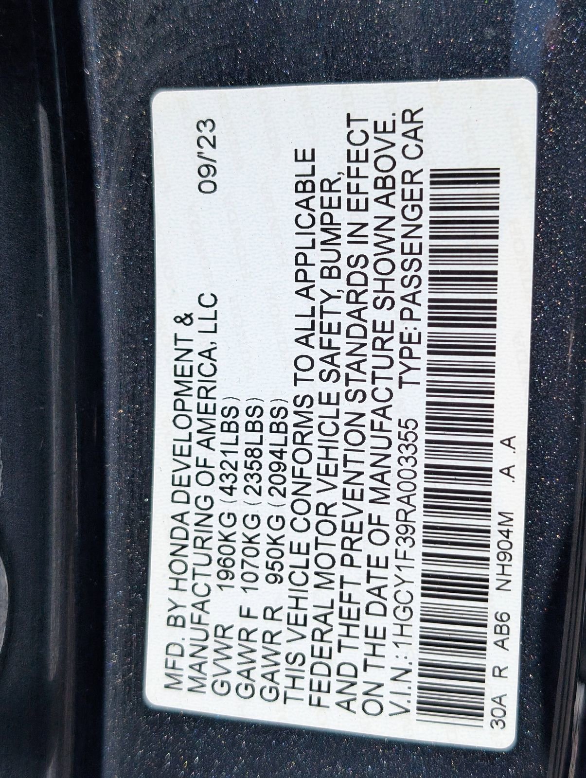 Used 2024 Honda Accord EX image 27