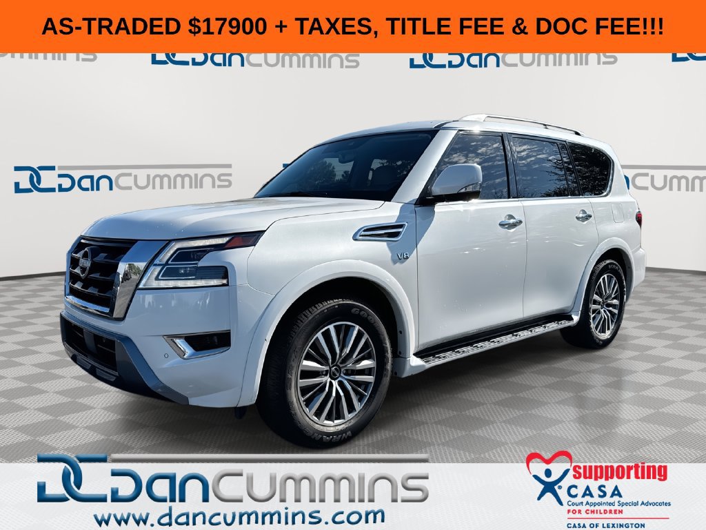 Used 2021 Nissan Armada SL w/ Captain's Chairs Package RWD image 1