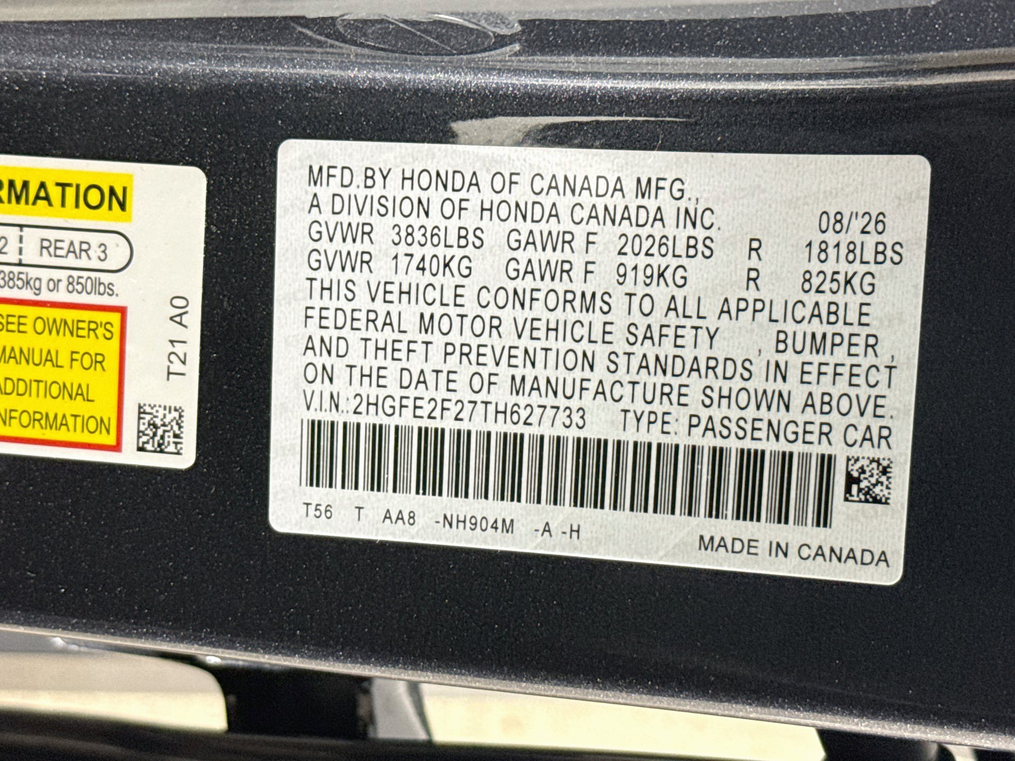 New 2026 Honda Civic LX image 36