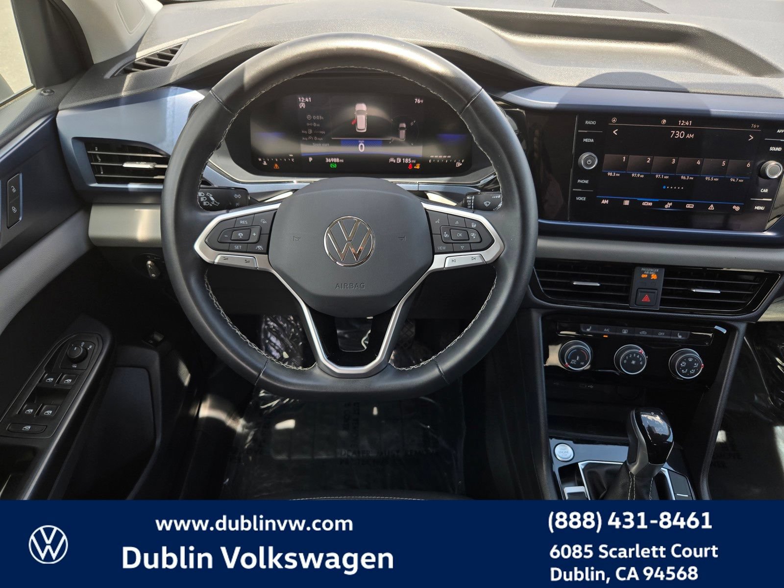 Used 2023 Volkswagen Taos SE w/ Black Wheel Package FWD image 12