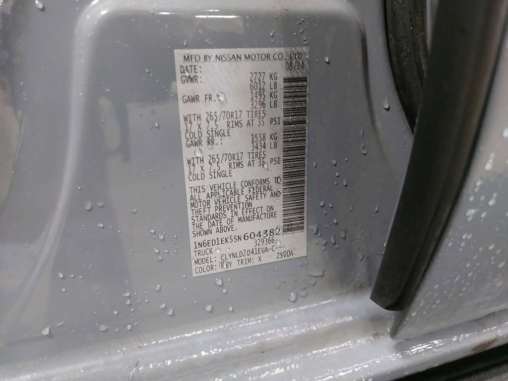 Certified 2025 Nissan Frontier PRO-4X w/ Pro Convenience Package image 34