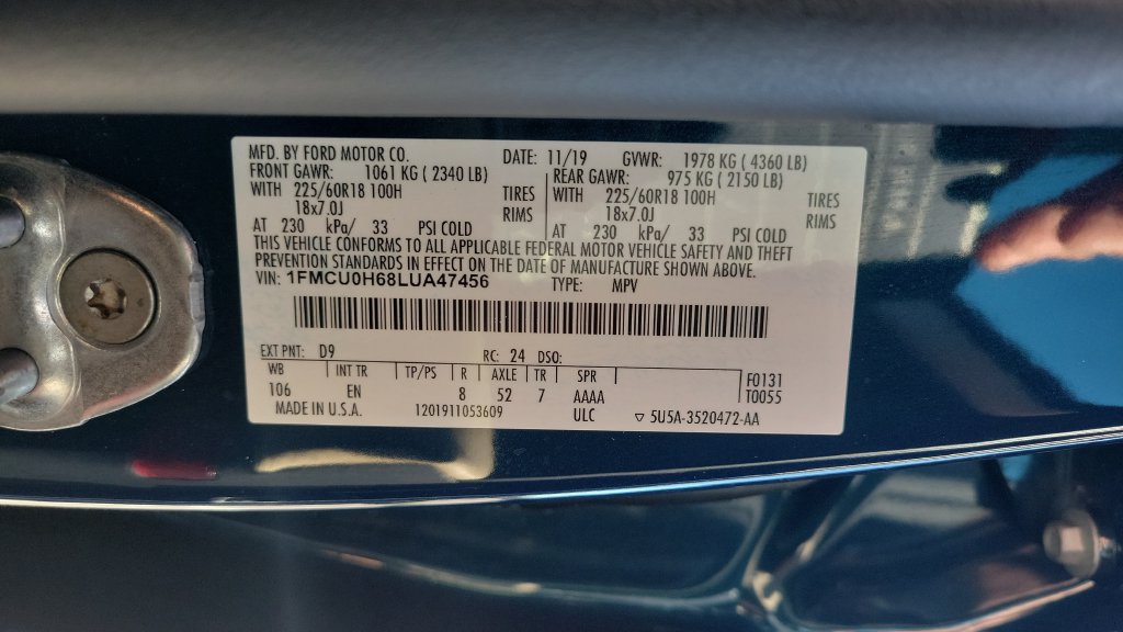 Used 2020 Ford Escape SEL FWD image 25