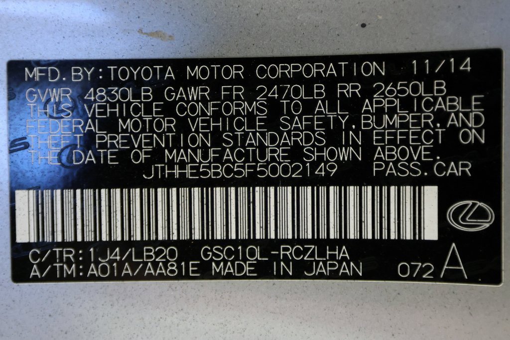 Used 2015 Lexus RC 350 w/ Luxury Package image 48