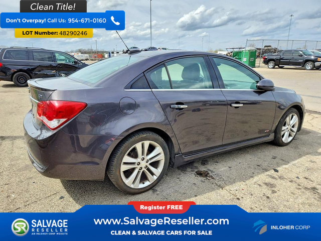 Used 2015 Chevrolet Cruze LTZ w/ Sun, Sound and Sport Package image 4