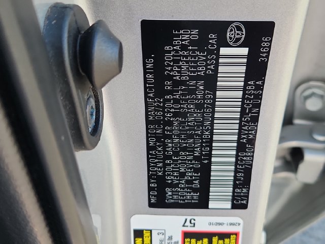Used 2022 Toyota Camry SE AWD/4WD image 16