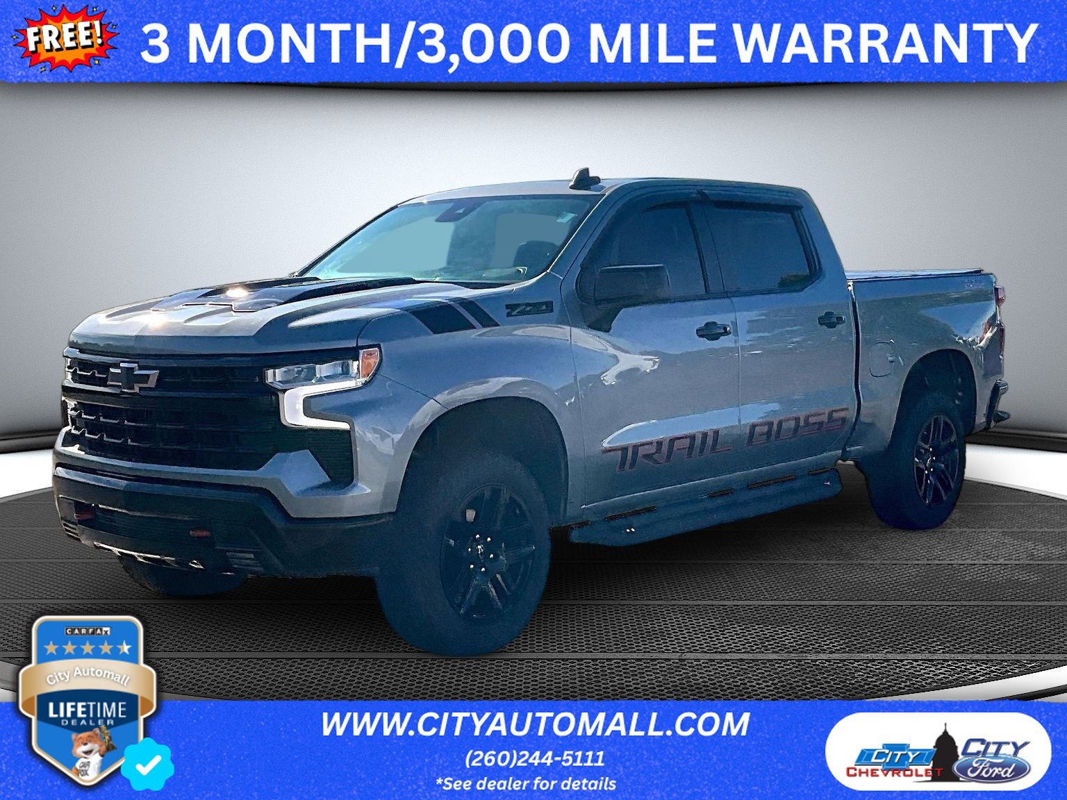 Used 2025 Chevrolet Silverado 1500 LT Trail Boss w/ Convenience Package II AWD/4WD image 1