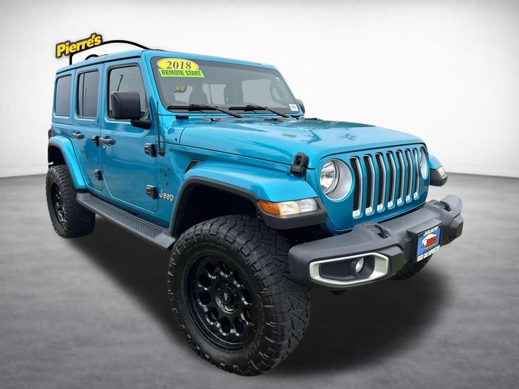 Used 2018 Jeep Wrangler Unlimited Sahara w/ Cold Weather Group AWD/4WD image 6