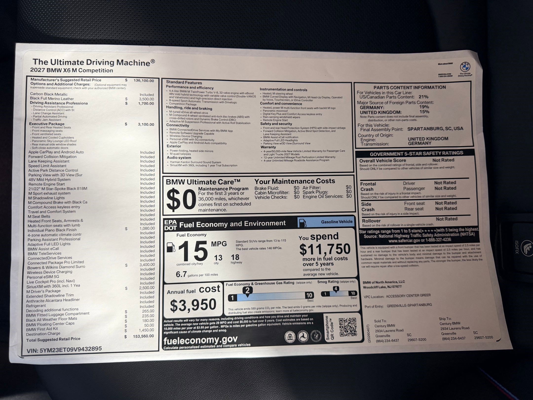 New 2027 BMW X6 M Competition AWD/4WD image 21
