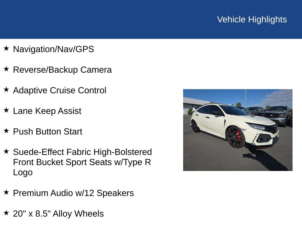 Used 2018 Honda Civic Type R image 16