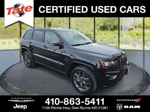 Certified 2021 Jeep Grand Cherokee Limited w/ Quick Order Package 28K 80th