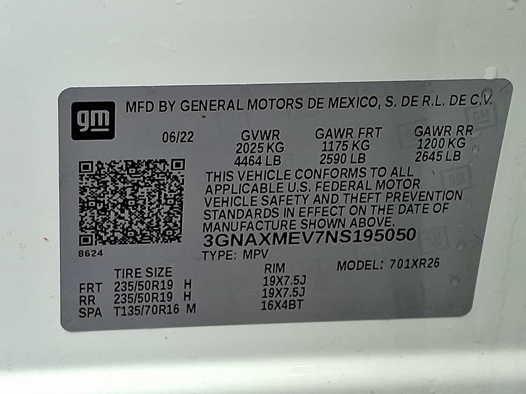 Used 2022 Chevrolet Equinox RS FWD image 28
