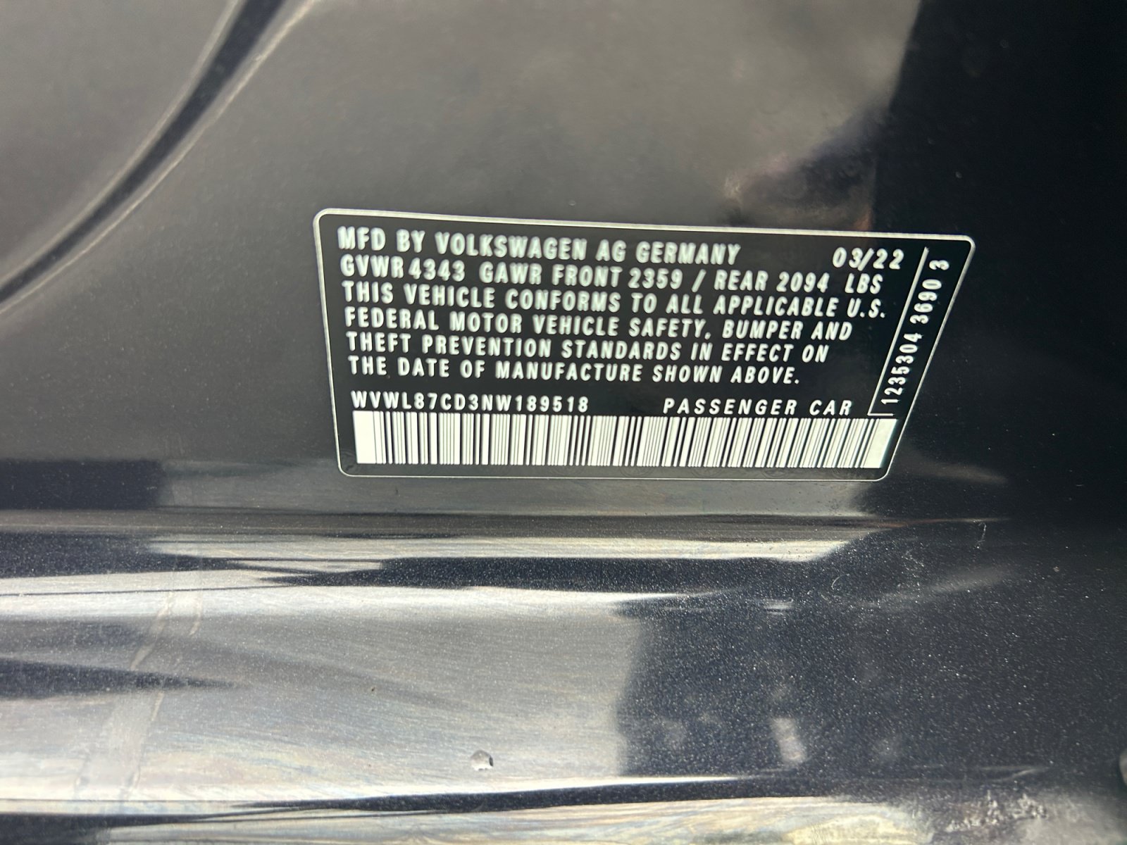 Used 2022 Volkswagen GTI SE FWD image 24