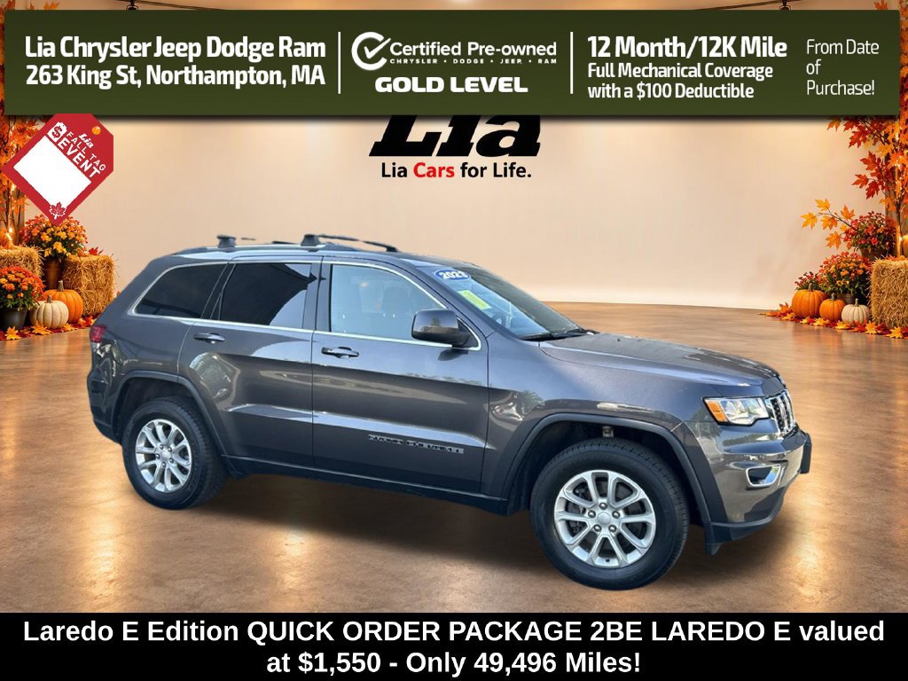 Certified 2021 Jeep Grand Cherokee Laredo