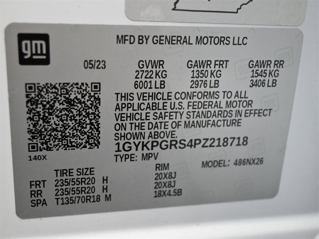 Certified 2023 Cadillac XT6 Sport w/ LPO, ONYX Package image 28