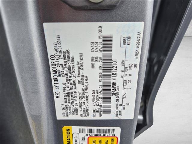 Used 2020 Ford Fusion SE FWD image 24