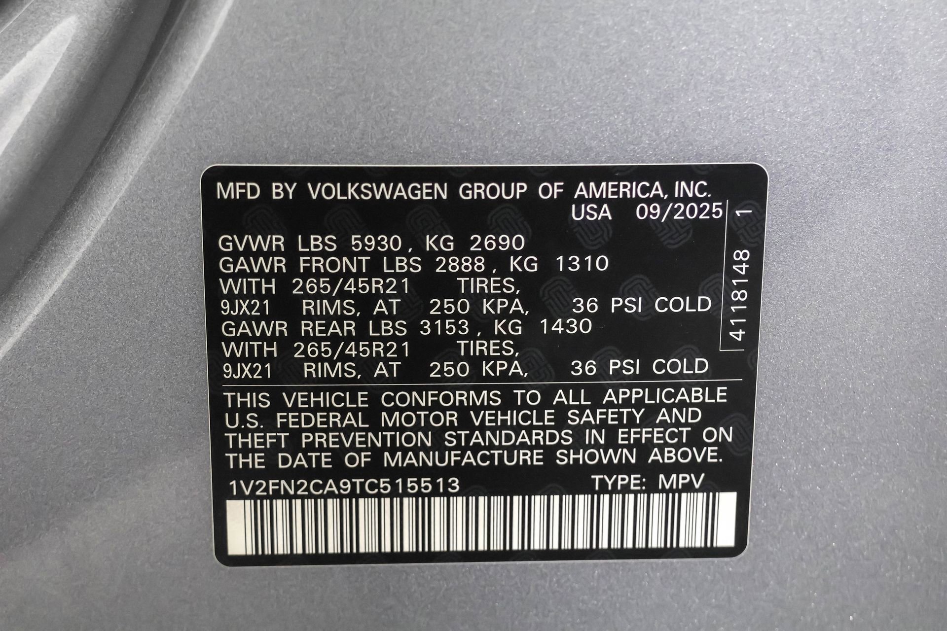 New 2026 Volkswagen Atlas SEL Premium R-Line image 50