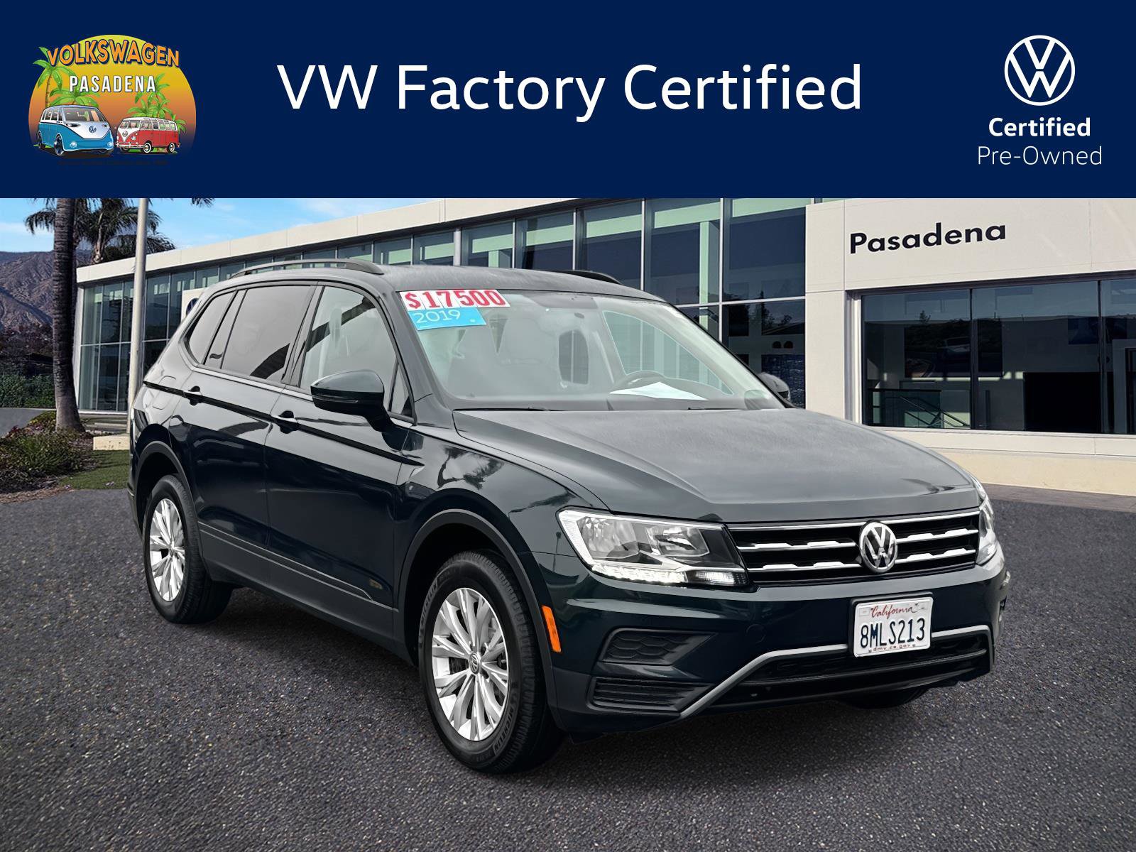 Certified 2019 Volkswagen Tiguan S w/ Driver Assistance Package image 1