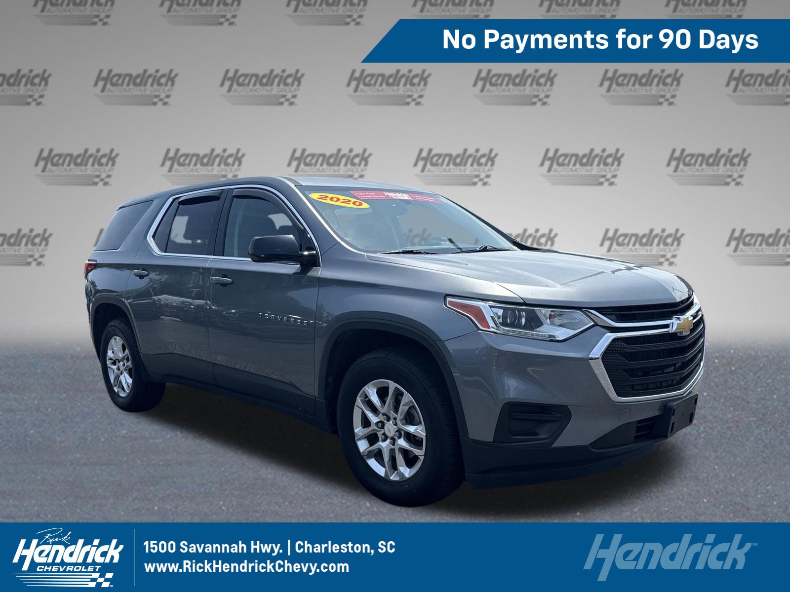 Used 2020 Chevrolet Traverse LS FWD image 1