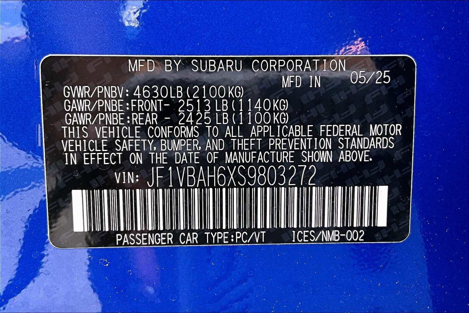 New 2025 Subaru WRX Premium image 19