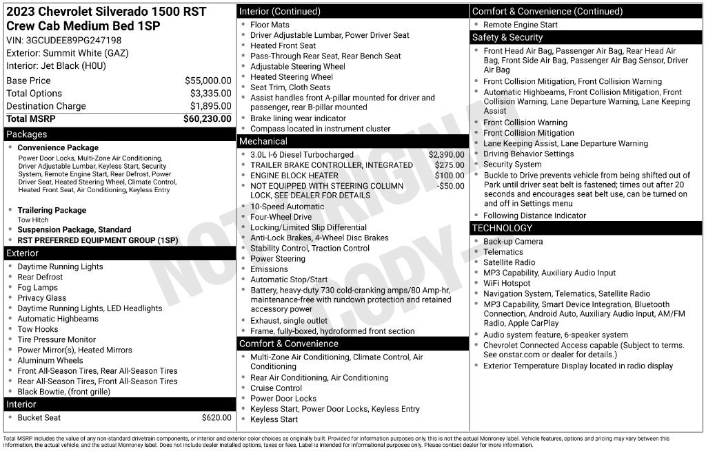 Used 2023 Chevrolet Silverado 1500 RST AWD/4WD image 6