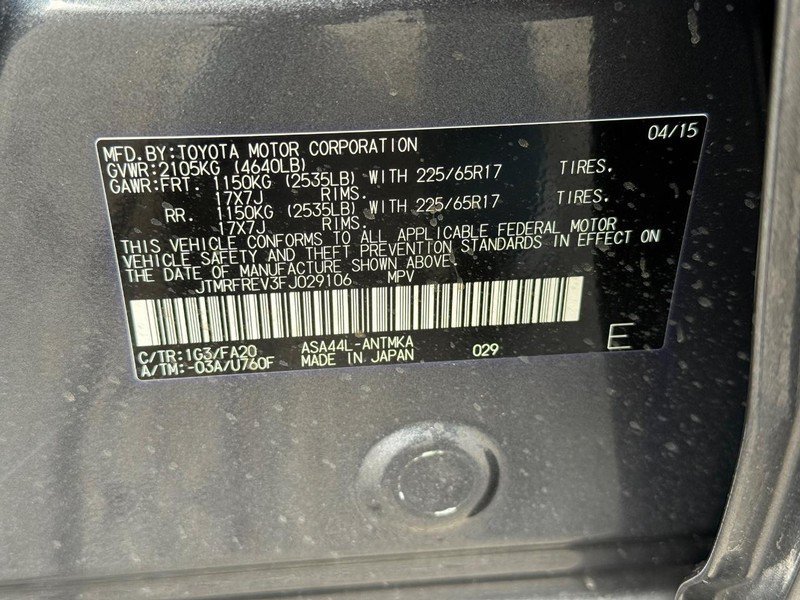 Used 2015 Toyota RAV4 XLE AWD/4WD image 31
