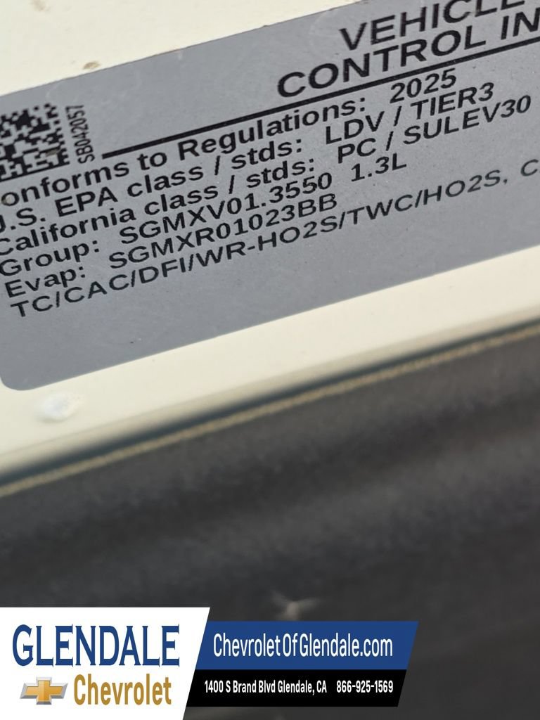 Certified 2025 Chevrolet TrailBlazer LT FWD image 12