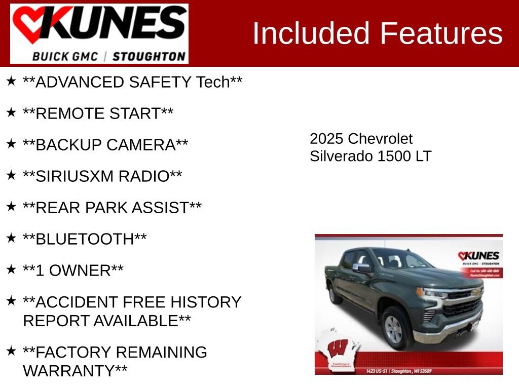 Used 2025 Chevrolet Silverado 1500 LT AWD/4WD image 2