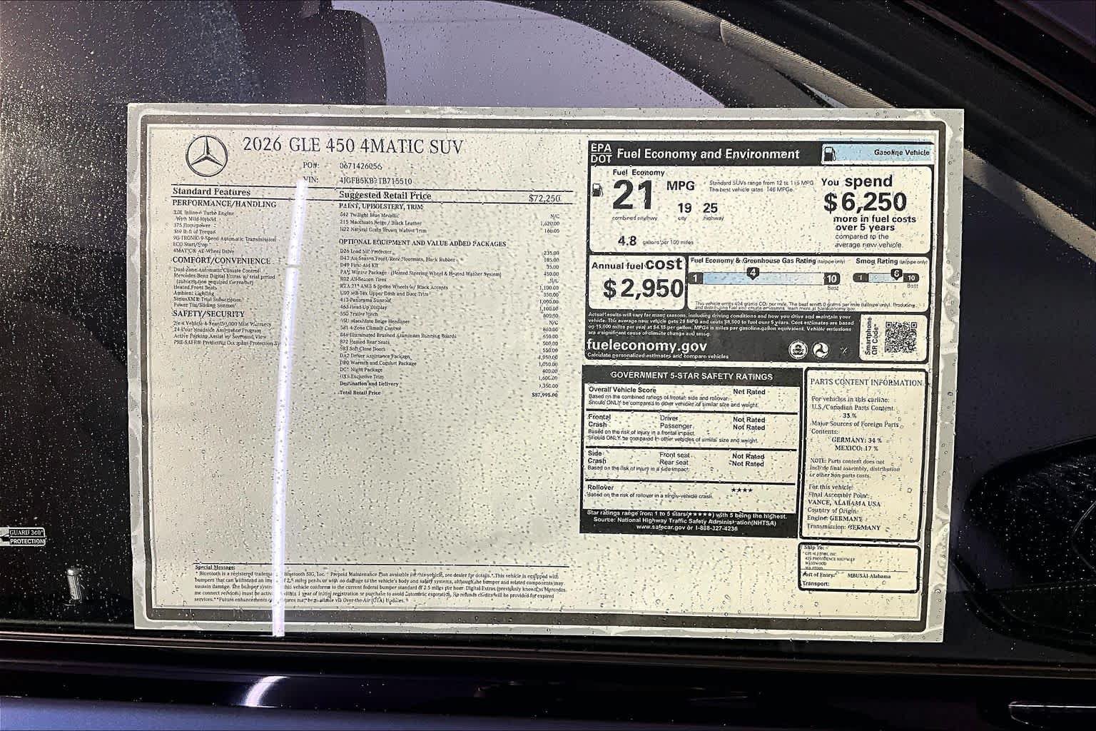 New 2026 Mercedes-Benz GLE 450 4MATIC image 18