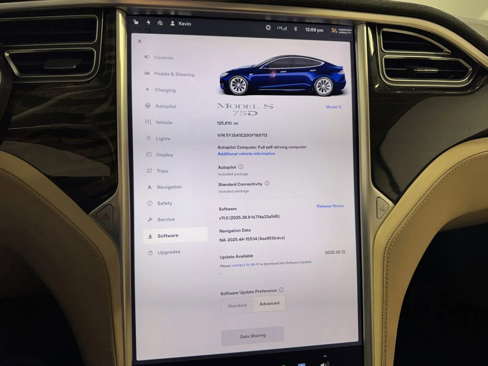 Used 2016 Tesla Model S 75D AWD/4WD image 16