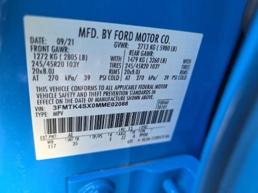 Used 2021 Ford Mustang Mach-E GT w/ GT Performance Edition image 10