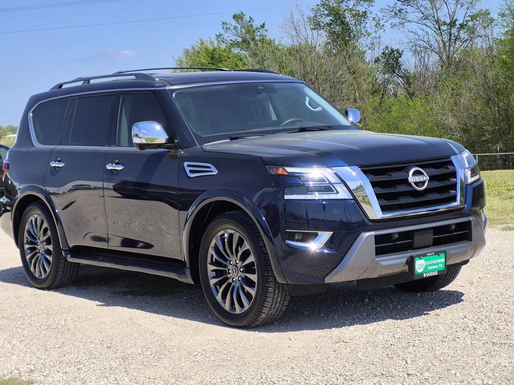 Used 2023 Nissan Armada Platinum w/ Captain's Chairs Package image 2