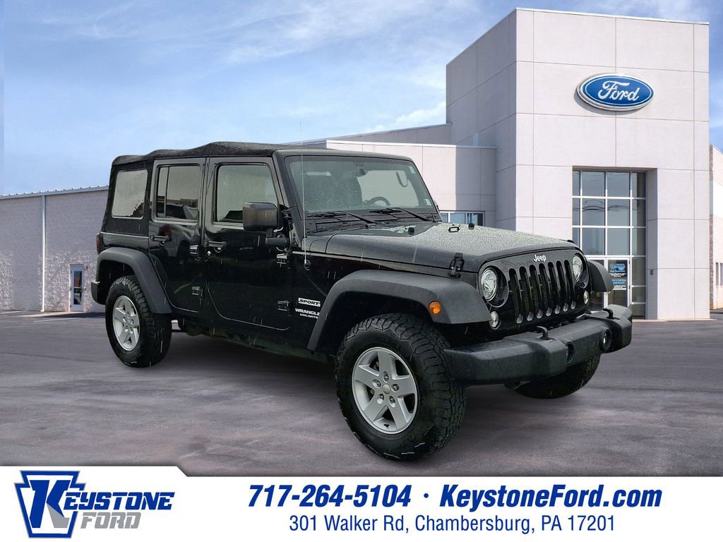Used 2017 Jeep Wrangler Unlimited Sport w/ Quick Order Package 23S image 1