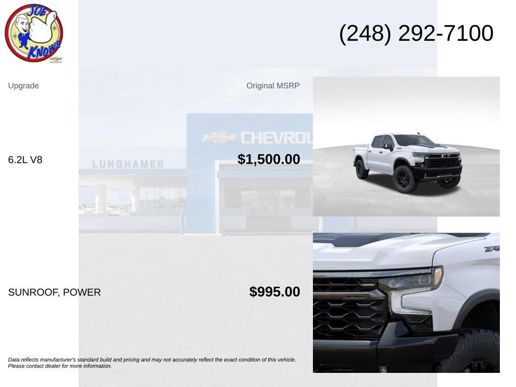 New 2026 Chevrolet Silverado 1500 ZR2 w/ Dark Appearance Package AWD/4WD image 5