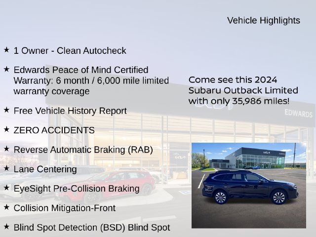 Used 2024 Subaru Outback Limited AWD/4WD image 11
