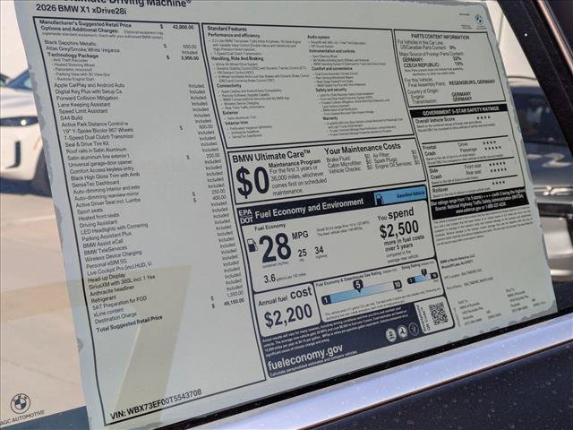 Used 2026 BMW X1 xDrive28i w/ Technology Package AWD/4WD image 19