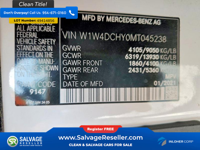 Used 2021 Mercedes-Benz Sprinter 2500 image 13
