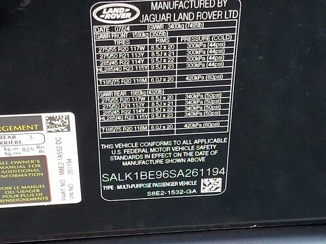 Used 2025 Land Rover Range Rover Long Wheelbase Autobiography image 32