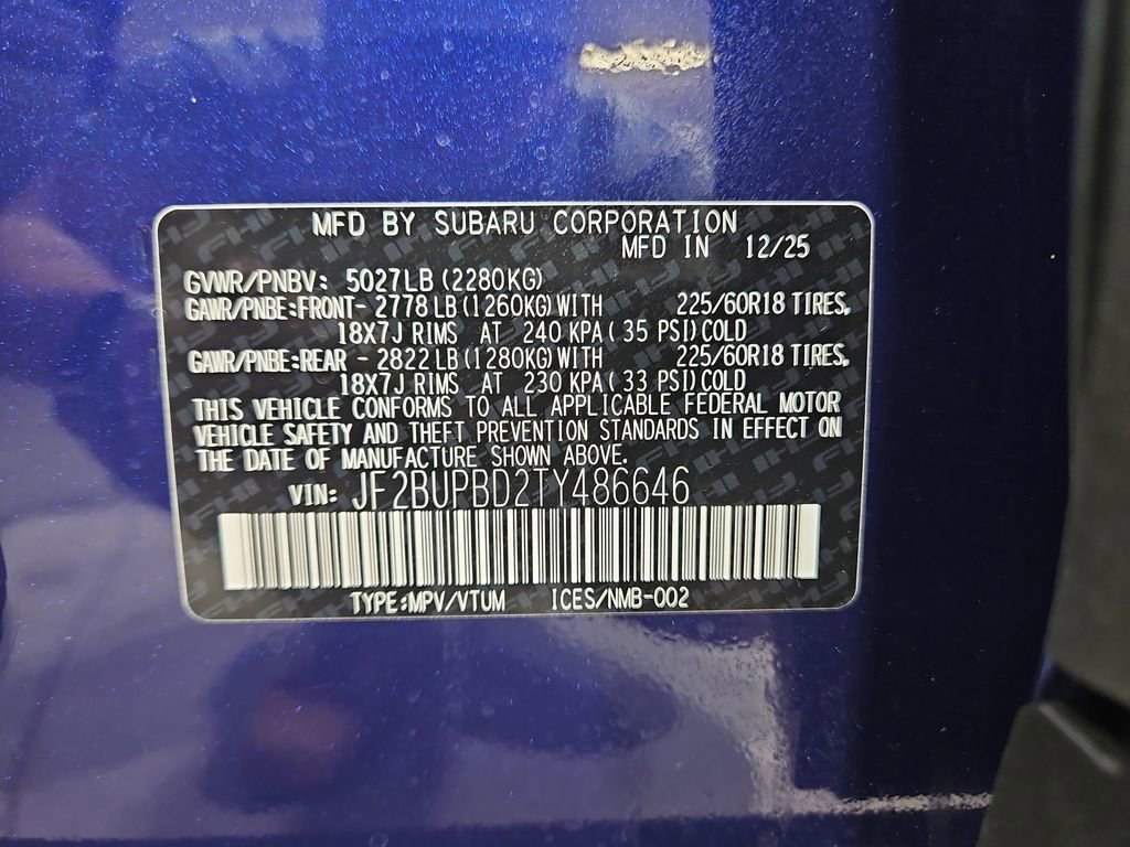 New 2026 Subaru Outback Premium image 30