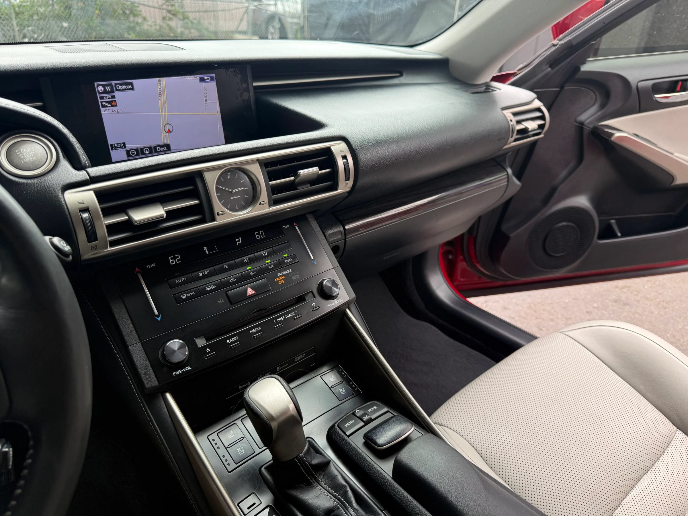 Used 2014 Lexus IS 250 AWD w/ Luxury Package w/Gray Wood image 9