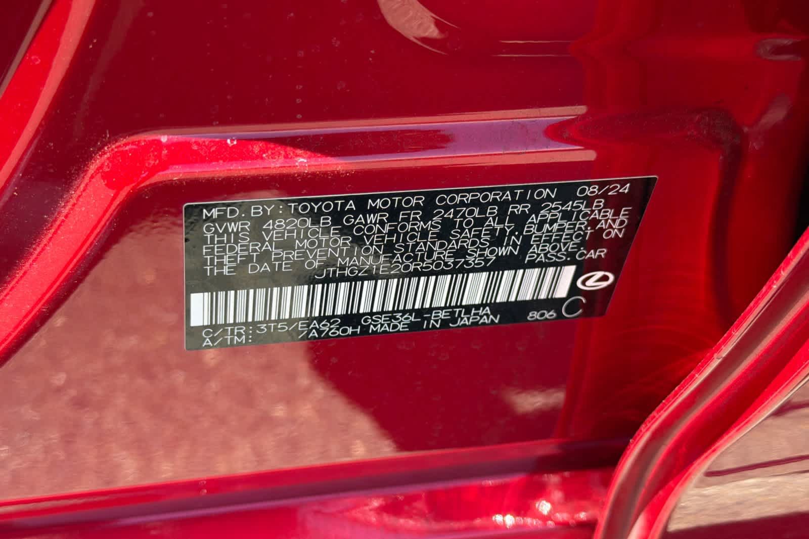 Used 2024 Lexus IS 350 F Sport w/ Navigation Package AWD/4WD image 33