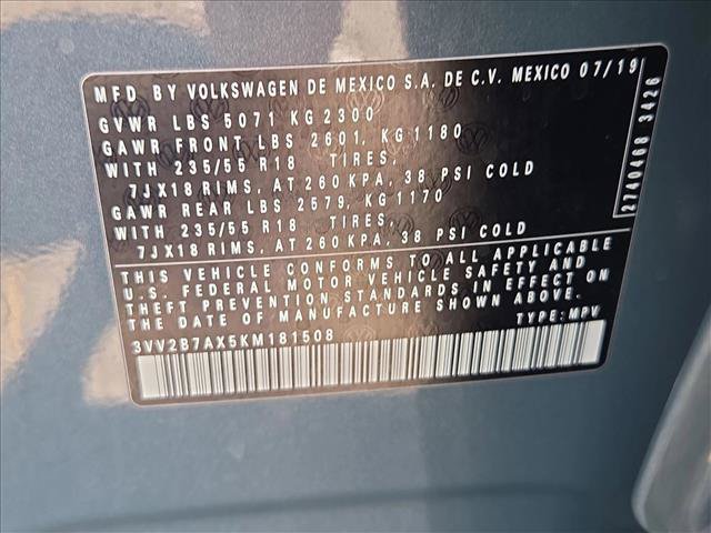 Used 2019 Volkswagen Tiguan S AWD/4WD image 27