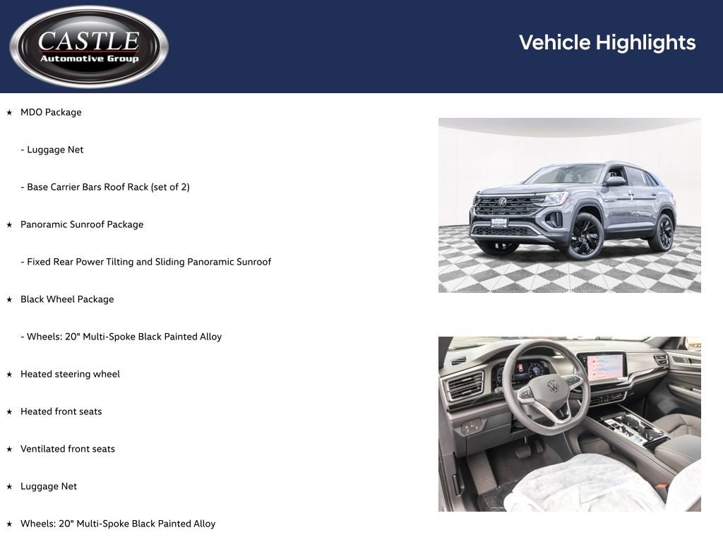 New 2026 Volkswagen Atlas Cross Sport SE AWD/4WD image 3