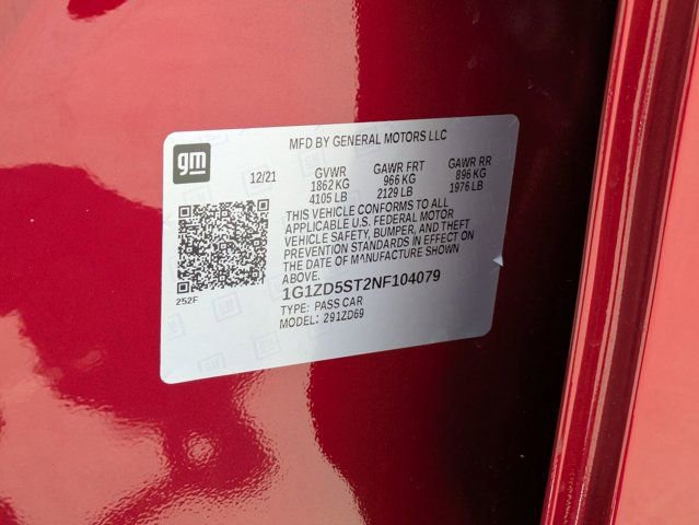 Used 2022 Chevrolet Malibu LT w/ Leather Package FWD image 34