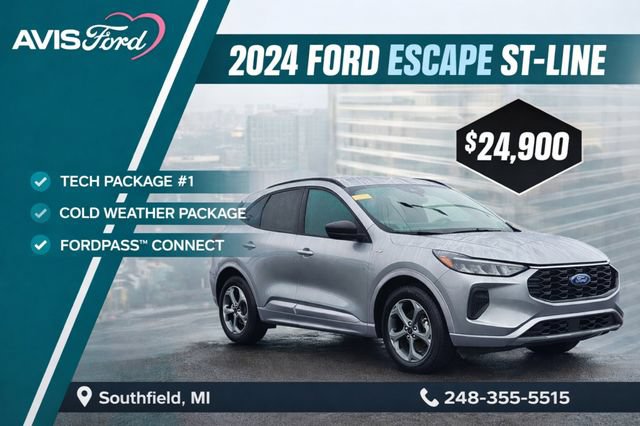 Used 2024 Ford Escape ST-Line w/ Tech Pack #1 AWD/4WD image 1