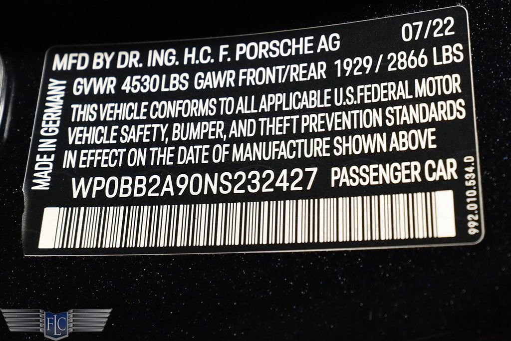 Used 2022 Porsche 911 50th Anniversary Edition image 39