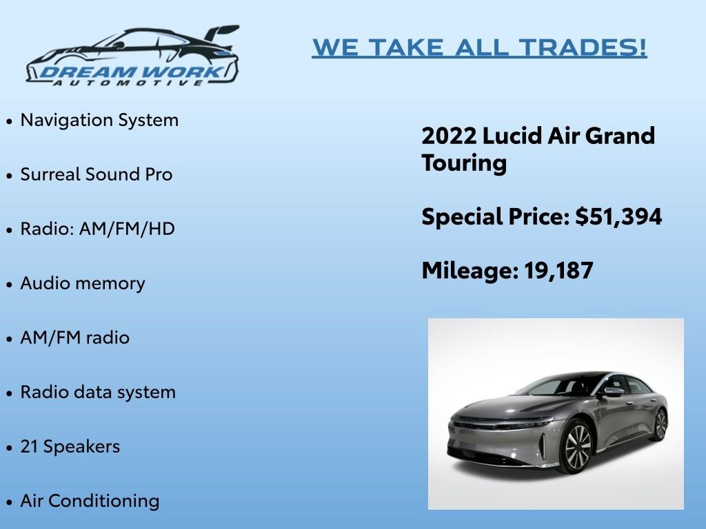 Used 2022 Lucid Air Grand Touring image 2