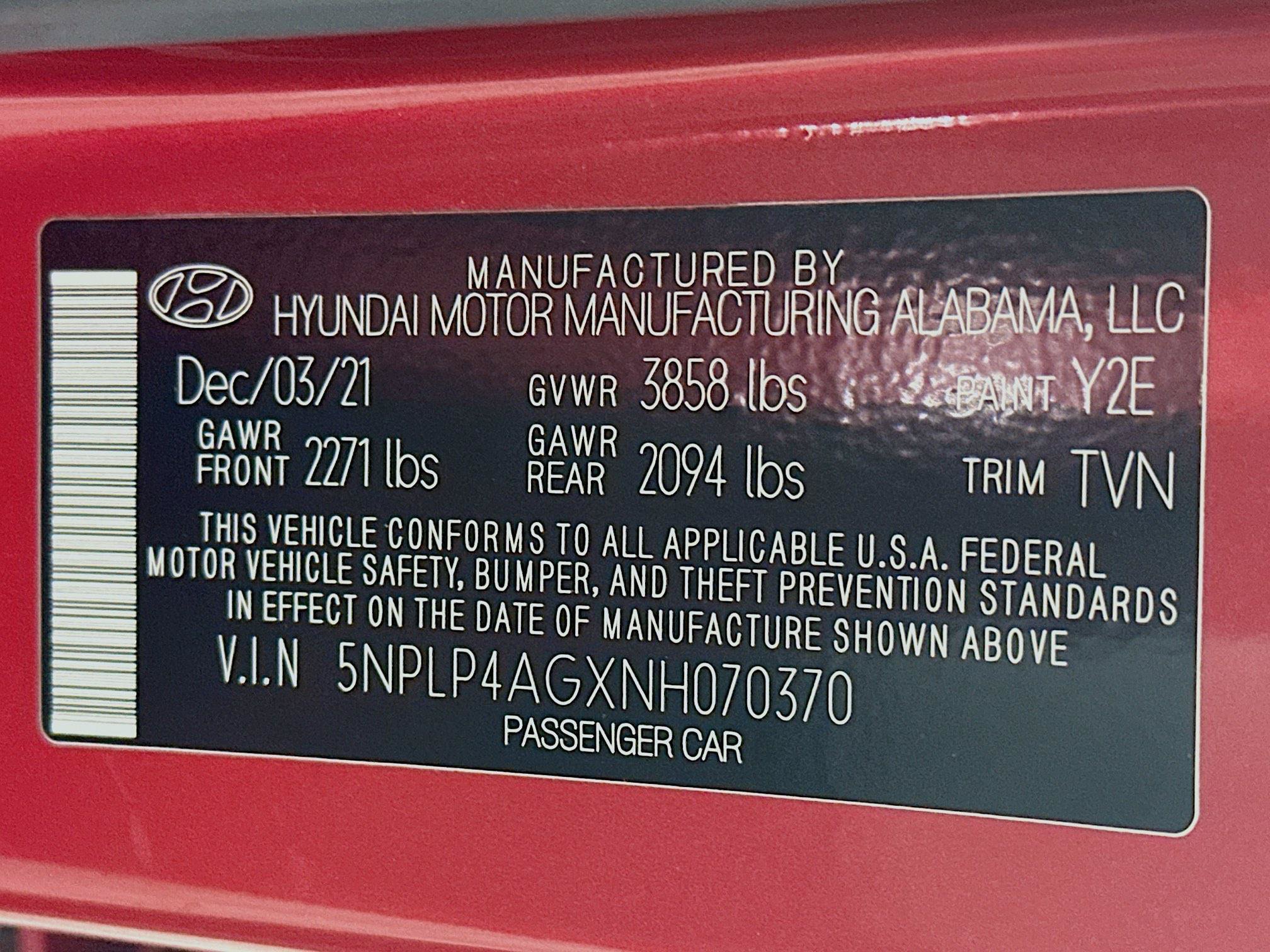Used 2022 Hyundai Elantra Limited FWD image 12