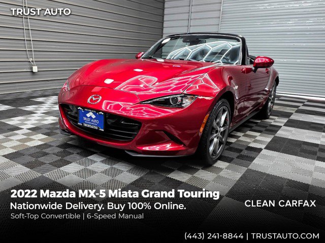 Used 2022 MAZDA MX-5 Miata Grand Touring w/ Weather Package RWD image 1