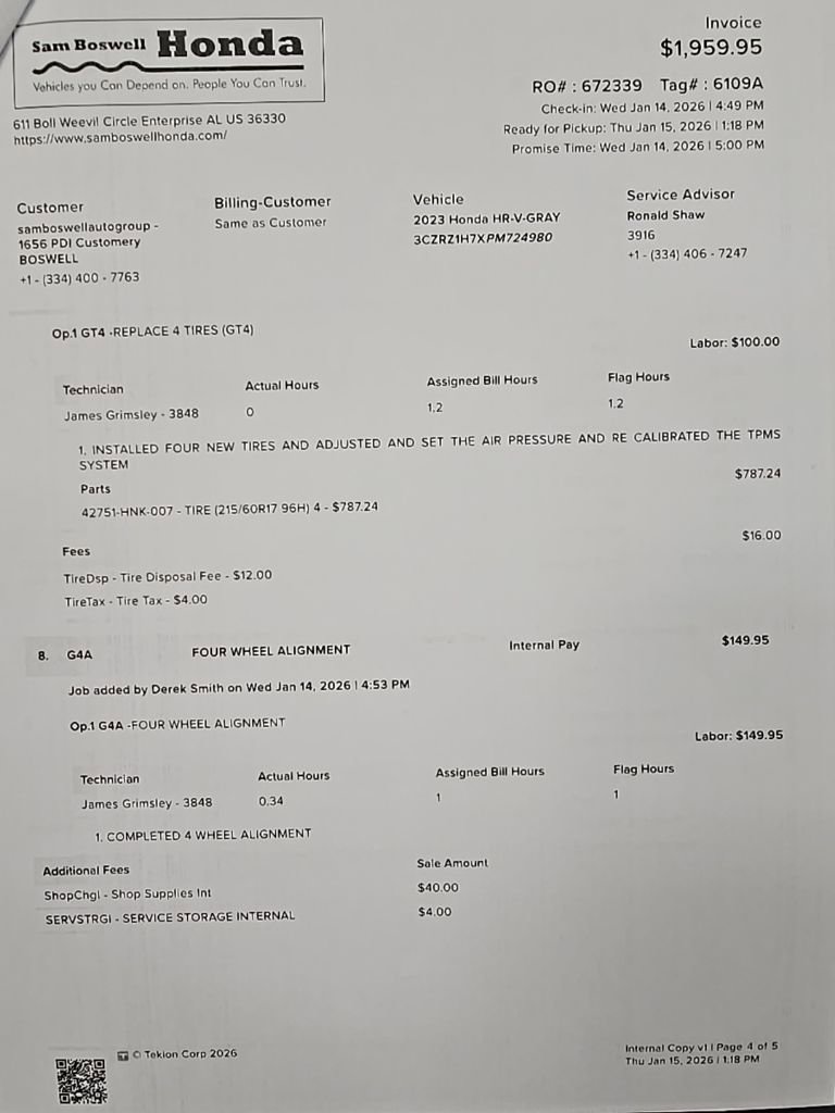 Used 2023 Honda HR-V EX-L image 51