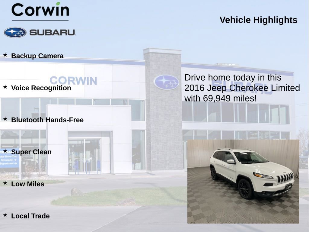 Used 2016 Jeep Cherokee Limited image 6